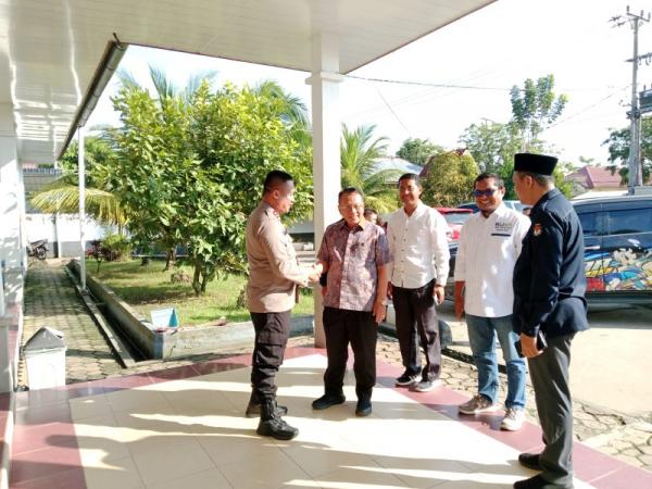 Tekan Potensi Konflik Pilkada, Kapolres Rohil Cooling System Paslon Bupati 01 dan 02