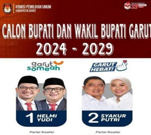 Jelang 27 November 2024, Kenali Pasangan Calon Bupati dan Wakil Bupati di Pilkada Garut