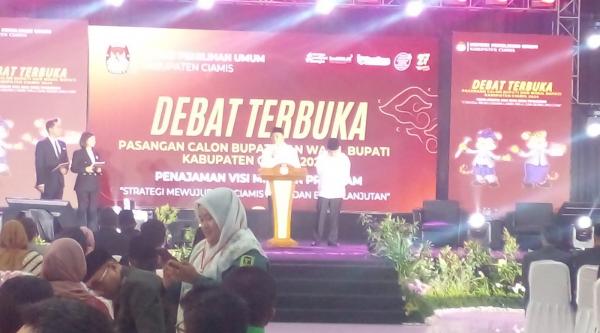 Debat Terbuka Pilkada Ciamis 2024, Herdiat: Saya Malu dengan Kondisi PSGC