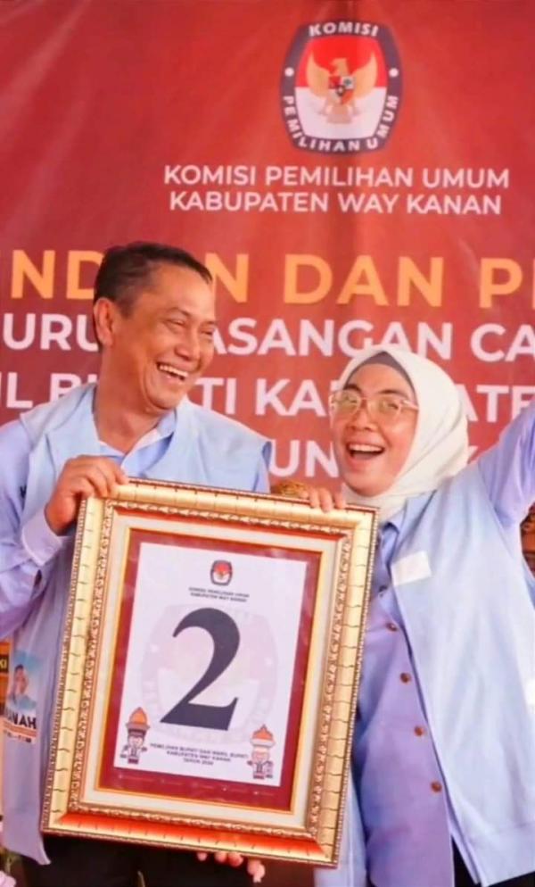 Aksi Lucu Calon Bupati Way Kanan Ali Rahman : Senyum dan Canda Ciptakan Politik Riang Gembira