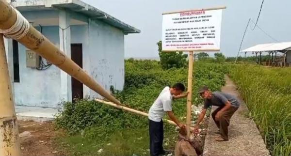 Dinas DKP Layangkan Surat, Astrid Jayengsari Pasang Patok Larangan di Lahan Proyek Docking Kapal