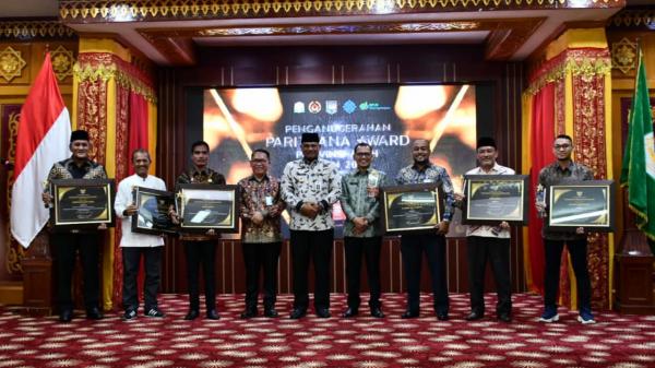 Paritrana Award 2024, Pj Gubernur Aceh Safrizal Tegaskan Komitmen Perlindungan Ketenagakerjaan