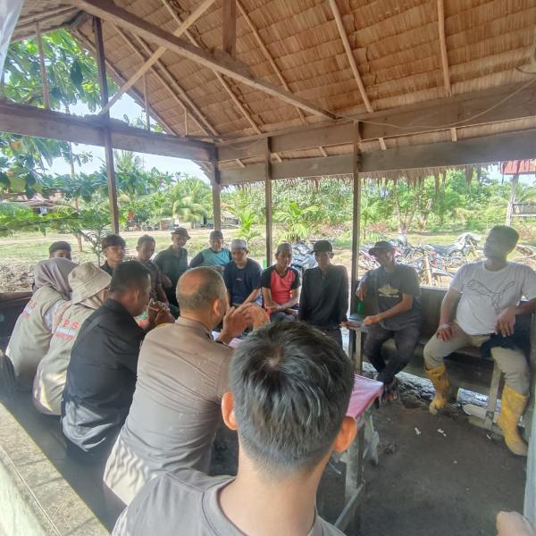 Polsek Sungai Sembilan Laksanakan Cooling System Berupa FGD, Bertujuan Ciptakan Suasana Kondusif