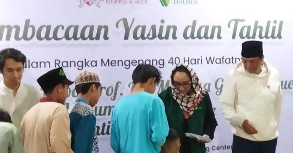 Mengenang 40 Hari Wafatnya Marissa Haque, Dompet Dhuafa Gelar Pembacaan Yasin dan Tahlil