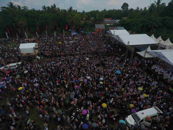 Tim Pemenangan Mohon Maaf ke Warga Polman Kampanye Akbar Besti Sempat Macetkan Jalan