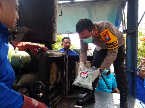 Satresnarkoba Polresta Sidoarjo Musnahkan 30 Kilogram Sabu