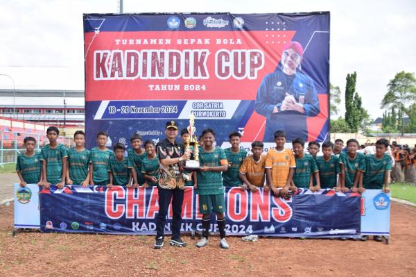 Ini Juara Sepak Bola Piala Kadindik Cup 2024