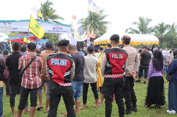 Polres Aceh Barat Kerahkan Personel Amankan Kampanye Akbar