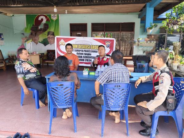 Sat Samapta Gelar Kegiatan Forum Diskusi Group Bersama Masyarakat Sekitar