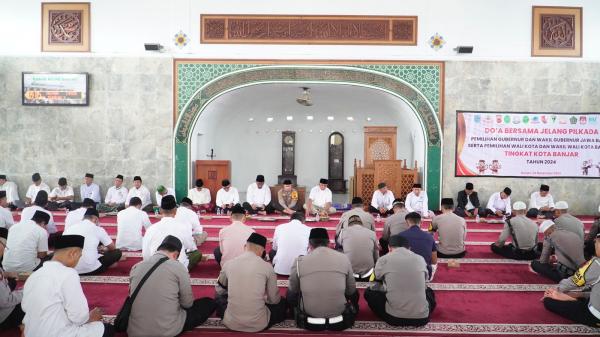 Doa Bersama Jelang Pilkada 2024 di Masjid Agung Kota Banjar: Simbol Persatuan dan Harapan