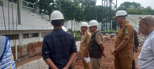 Usai Lewati Masa Cuti Kampanye, Bupati Aep Pantau Pembangunan Dua Ikon Olaraga Karawang