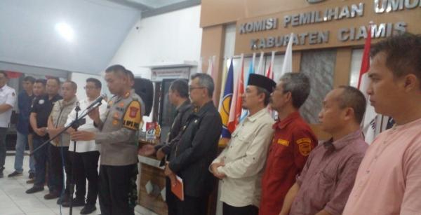 Amankan 2.084 TPS, Polres Ciamis Kerahkan 410 Personel