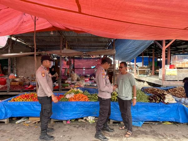 Jaga  Kamtibmas Tetap Kondusif, Ini yang Dilakukan Polisi di Kuala Kampar