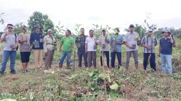 Karyawan PT BGA Bersama Masyarakat Kumai Tanam Sejumlah Pohon untuk Melestarikan Lingkungan