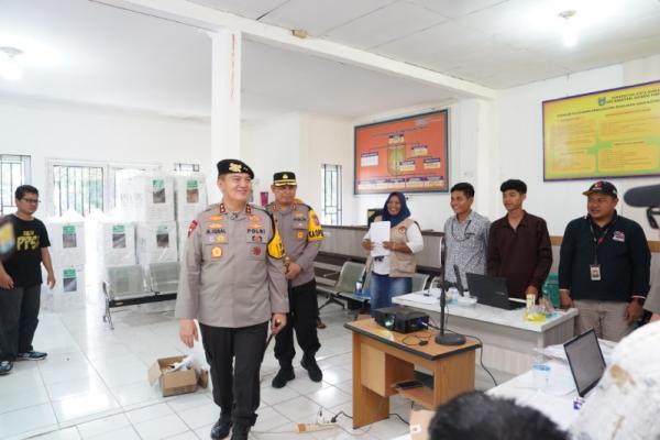 Kapolda Riau Tinjau PPK Dunai