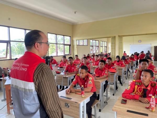 Pertamina EP Subang Gelar Sosialisasi Tanggap Darurat Kebakaran di SMKN 1 Compreng