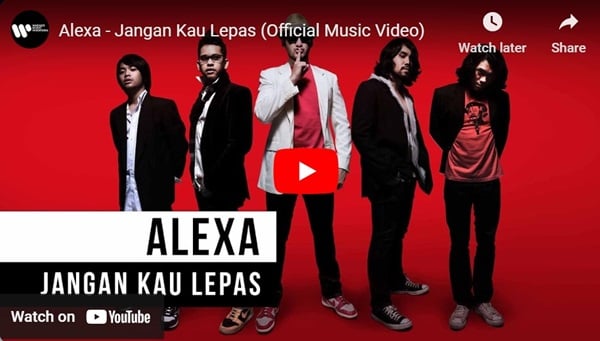 Nyanyikan, Lirik Lagu Jangan Kau Lepas - Alexa