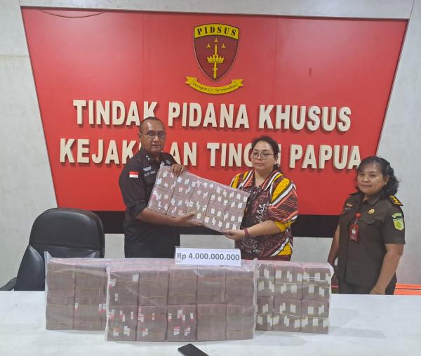 Pidsus Kejati Papua Kembali Sita Uang Rp 4 Miliar atas Dugaan Korupsi PON XX