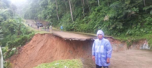 Hujan Deras Akibatkan Jalan Amblas di Citorek, PUPR Banten Gerak Cepat Tangani