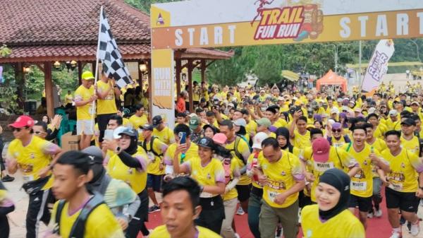 Ribuan Peserta Trail Fun Run RSOP Ciamis 2024, Bangkitkan Semangat Hidup Sehat