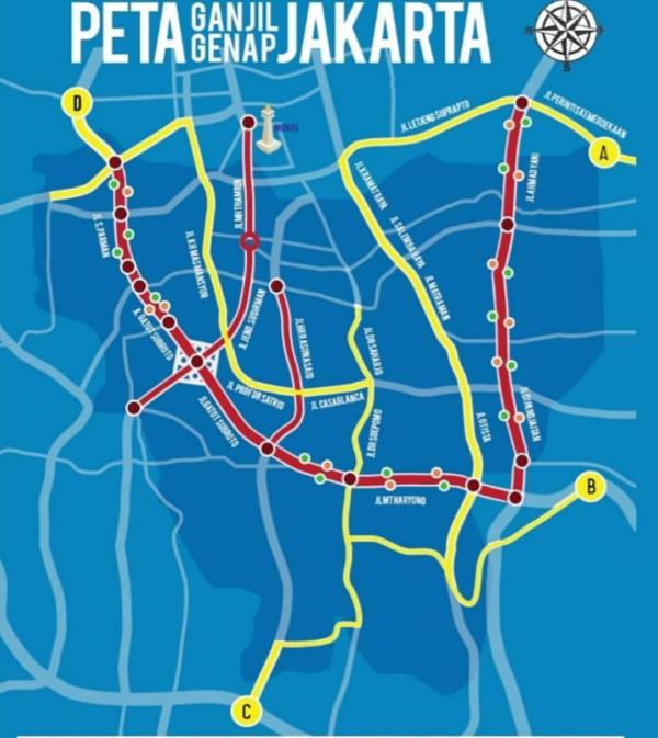 Update Ganjil Genap Jakarta Hari Ini Jadwal Lokasi Dan Ketentuan Berlaku