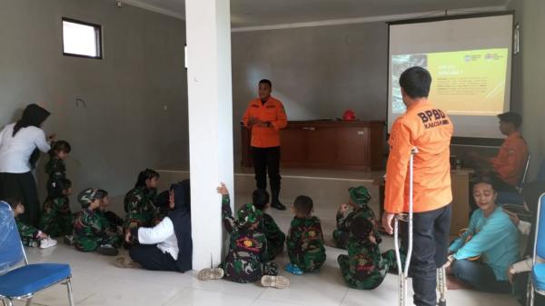 BPBD Ciamis Gelar Simulasi Mitigasi Bencana untuk Siswa TK Adeirma