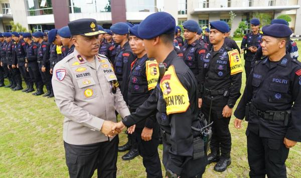 FOTO: Apel Pelepasan Pasukan BKO, Brimob Polri Kembali ke Kesatuan Asal