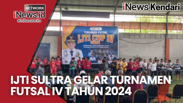 12 Tim Jurnalis se-Sultra Berkompetisi di Ajang Turnamen Futsal IJTI Sultra Cup IV