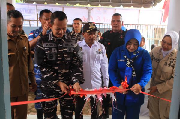 Lanal Lhokseumawe Resmikan Kampung Bahari Nusantara di Bangka Jaya