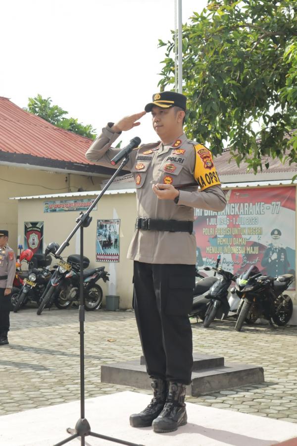 Polres Pesisir Barat Berkomitmen Tindak Tegas Pelaku Kriminal Merugikan Kekayaan Negara 