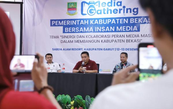 Diskominfosantik Kabupaten Bekasi Gelar Media Gathering 2024