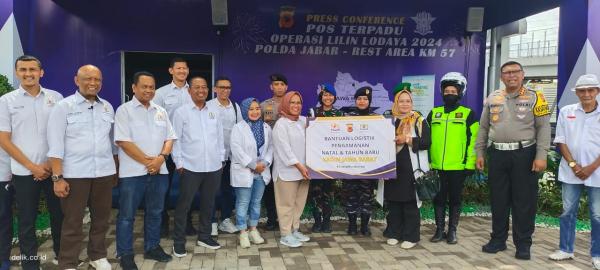 Pastikan Kelancaran Nataru, Kadin dan Polda Jawa Barat Salurkan Logistik ke 23 Kota