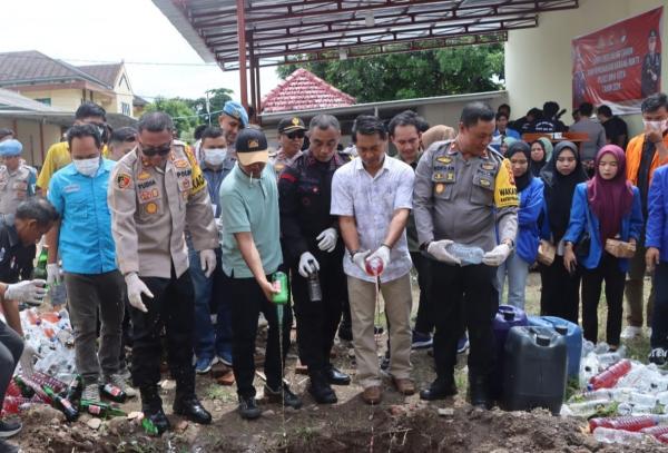 Polres Bima Kota Gelar Pemusnahan Barang Bukti, Ini Penjelasan Kapolres