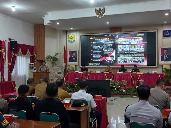 Polres Grobogan Menggelar Rilis Akhir Tahun 2024, Gangguan Kamtibmas Melonjak