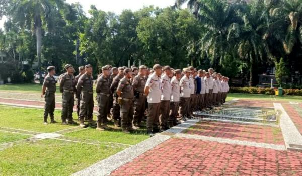 Ratusan Satpol PP Siaga Amankan Malam Tahun Baru di Depok