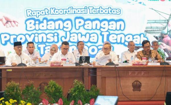 Gelar Ratas di Semarang, Menko Pangan Zulhas Optimistis Wujudkan Swasembada Pangan Secepatnya