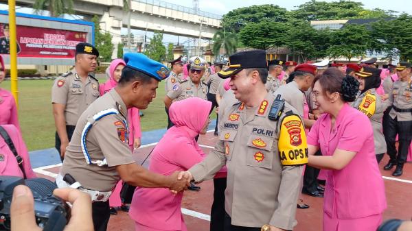 Awal Tahun 2025, 198 Personel Polrestabes Palembang Dapat Berkah Kenaikan Pangkat