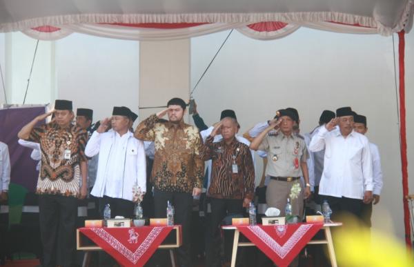 Kemenkum Jateng Hadiri Upacara Hari Amal Bhakti di Kanwil Kemenag Jawa Tengah