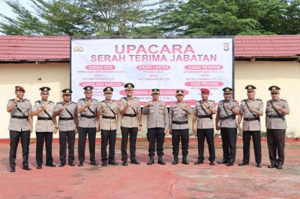 Mutasi Polda Sulbar, Ini Daftar Pejabat Utama Polres Pasangkayu yang Diganti