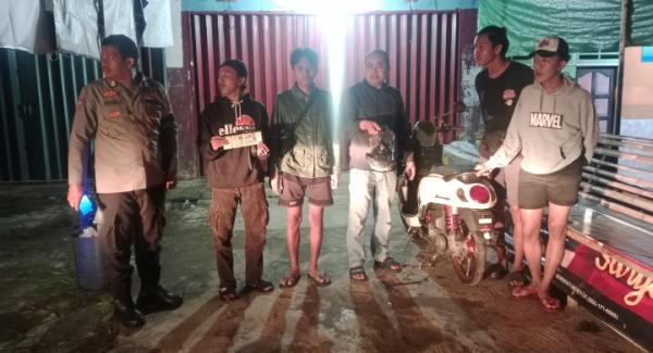 Polsek Anyar Polres Cilegon Amankan 5 Remaja Diduga Hendak Balap Liar di Jalur Wisata