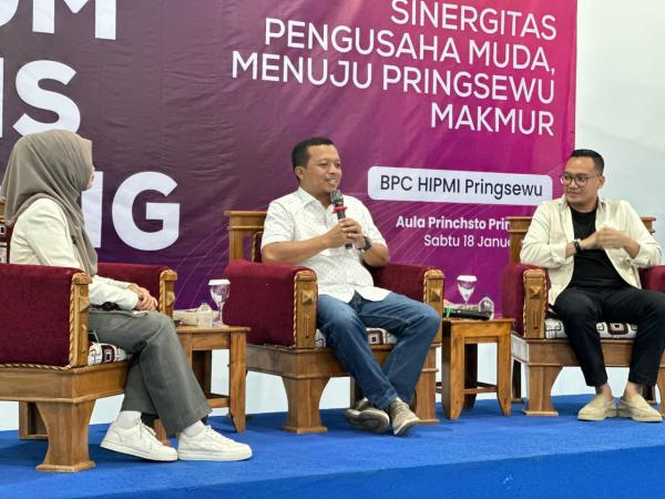 BPC HIPMI Pringsewu Gelar Forum Bisnis, Bupati Terpilih Rianto Pamungkas Ungkap Strategi Sukses