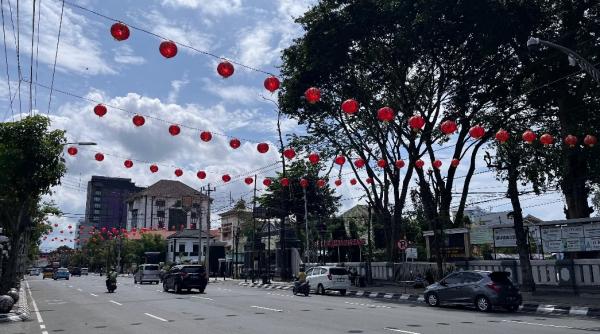 Jelang Imlek, Kota Semarang Bertabur Lampion