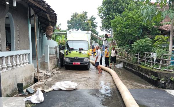 Penanganan Banjir Luapan Kali Samin, BPBD Sukoharjo Pinjam Pompa Air BBWSBS