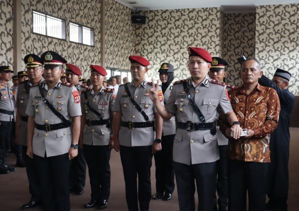 Kapolres Lampung Selatan Pimpin Sertijab, empat posisi jabatan strategis