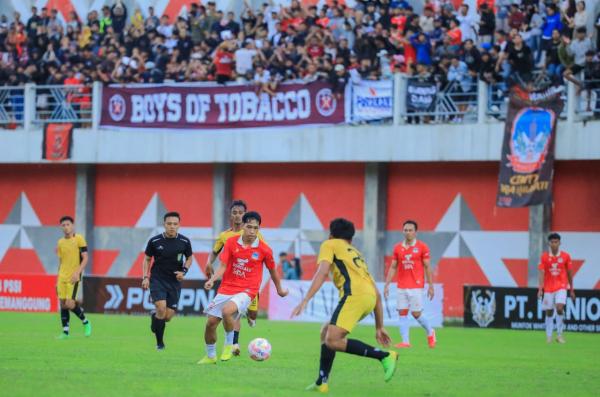 Persitema Ditahan Imbang Persikama 1-1 di Kandang Sendiri