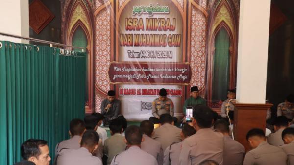 Polres Ciamis Peringati Isra Miraj 2025, Dorong Penguatan Ibadah dan Profesionalisme Polri Presisi