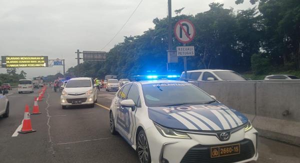 Arus Balik Libur Panjang : Contraflow Diperpanjang di Tol Jakarta Cikampek