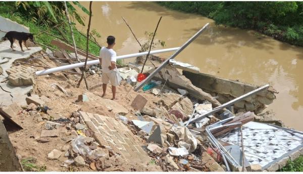 Longsor Kampung Ulu Masuk Wilayah Balai, PUPR Babar Sudah Melakukan Koordinasi 