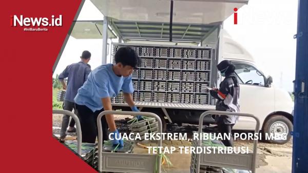 Cuaca Ekstrem Tak Halangi Distribusi MBG di Batang