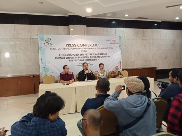 P3RSI Minta Pemprov DKI Jakarta Tunda Kenaikan Tarif Air di Rumah Susun